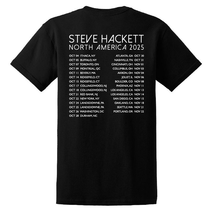 North America Tour 2025 T-Shirt with Tour Dates