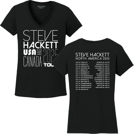 Ladies North America 2025 T-Shirt with Tour Dates 
