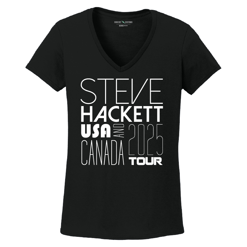 Ladies North America 2025 T-Shirt with Tour Dates 