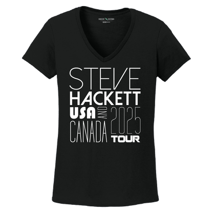 Ladies North America 2025 T-Shirt with Tour Dates 