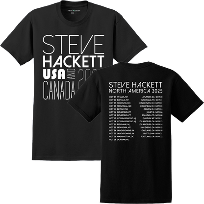 North America Tour 2025 T-Shirt with Tour Dates 