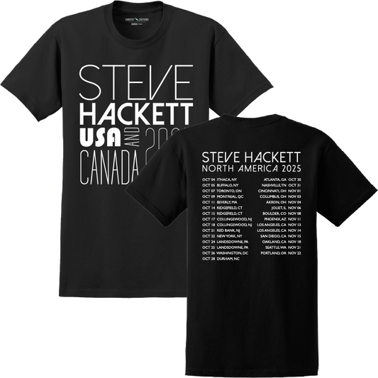 North America Tour 2025 T-Shirt with Tour Dates 