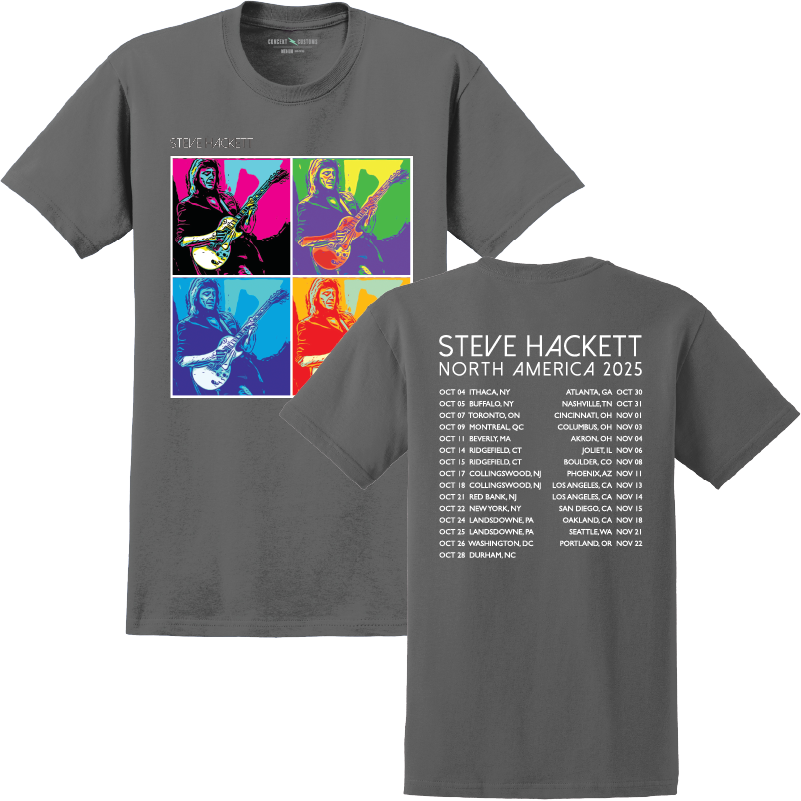 Warhol Inspired T-Shirt with Tour Dates 